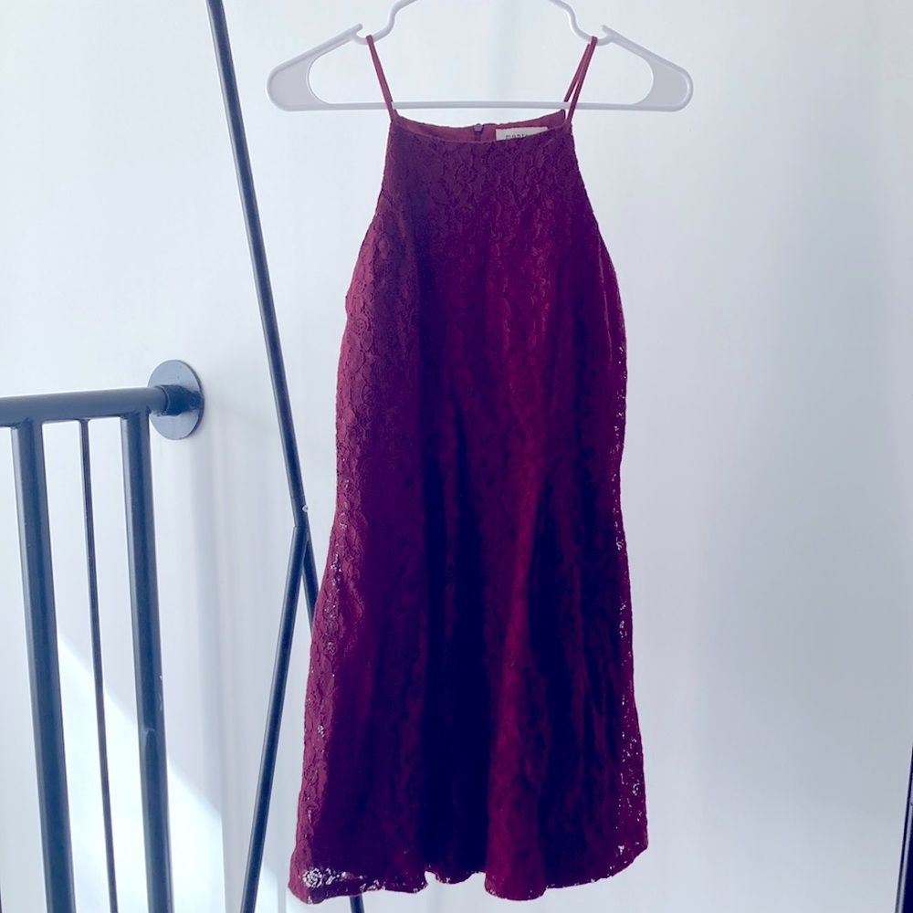 Floral Lace Print Dress